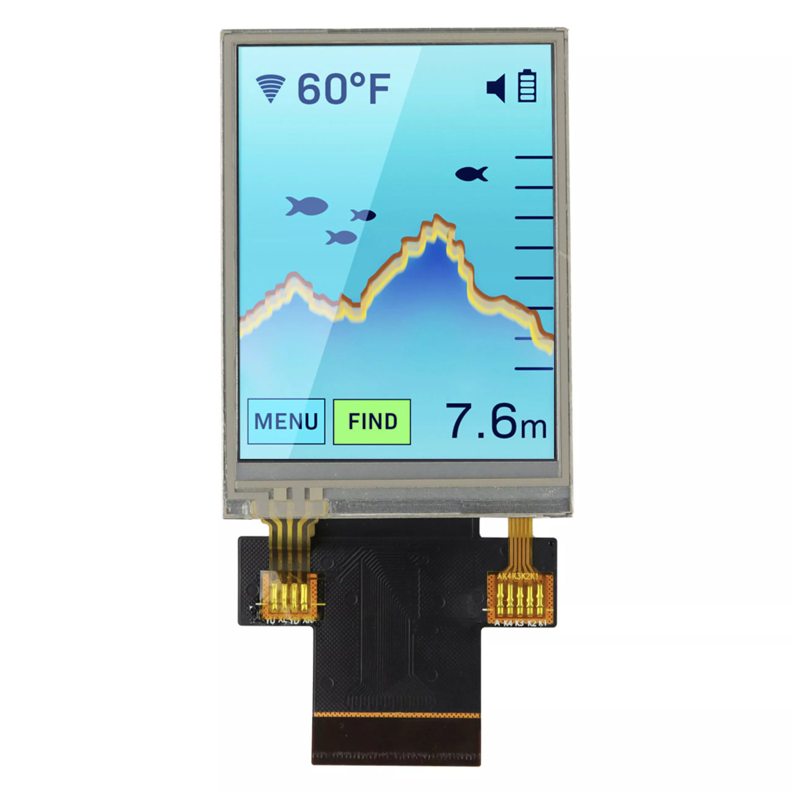 ماژول TFT TFT Touch مقاومت در برابر 2.6 اینچ 2.6 اینچ