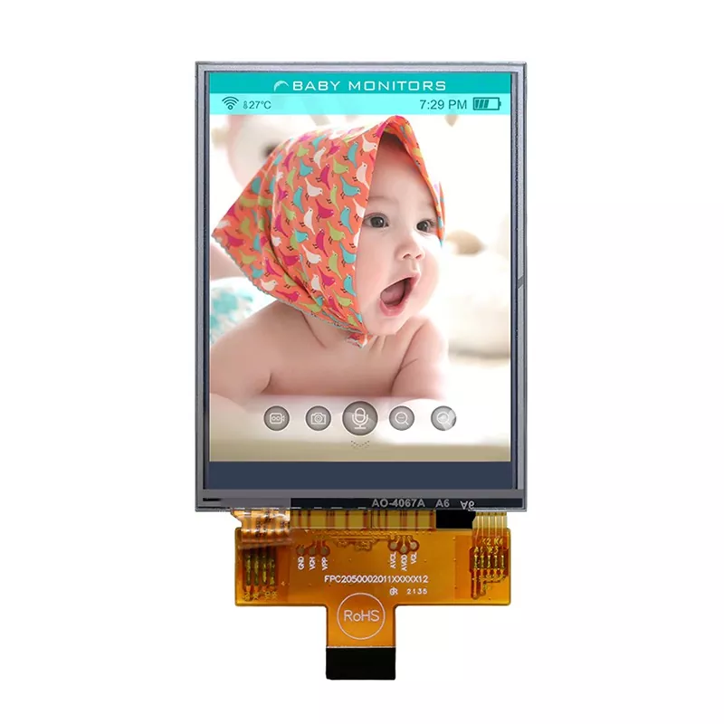 2.8 اینچ 240*320 ماژول TFT دمای گسترده