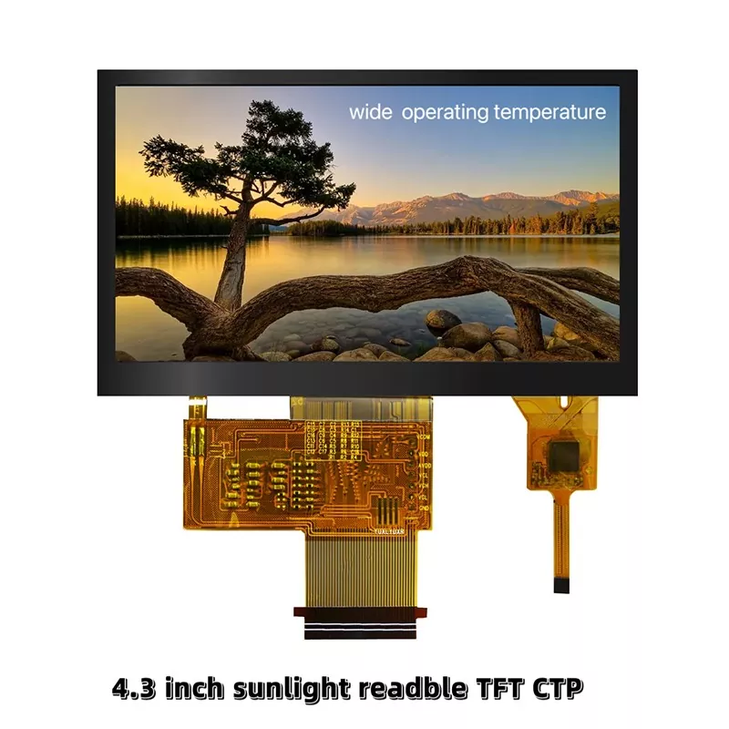 4.3 اینچ 480x272 با ماژول TFT صفحه لمسی