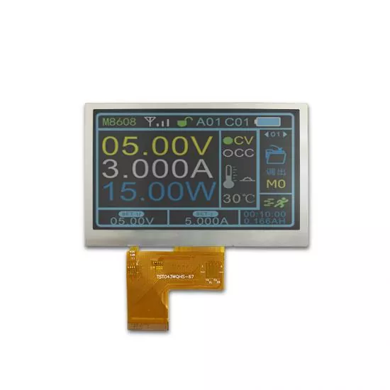 ماژول TFT 4.3 اینچی WQVGA IPS