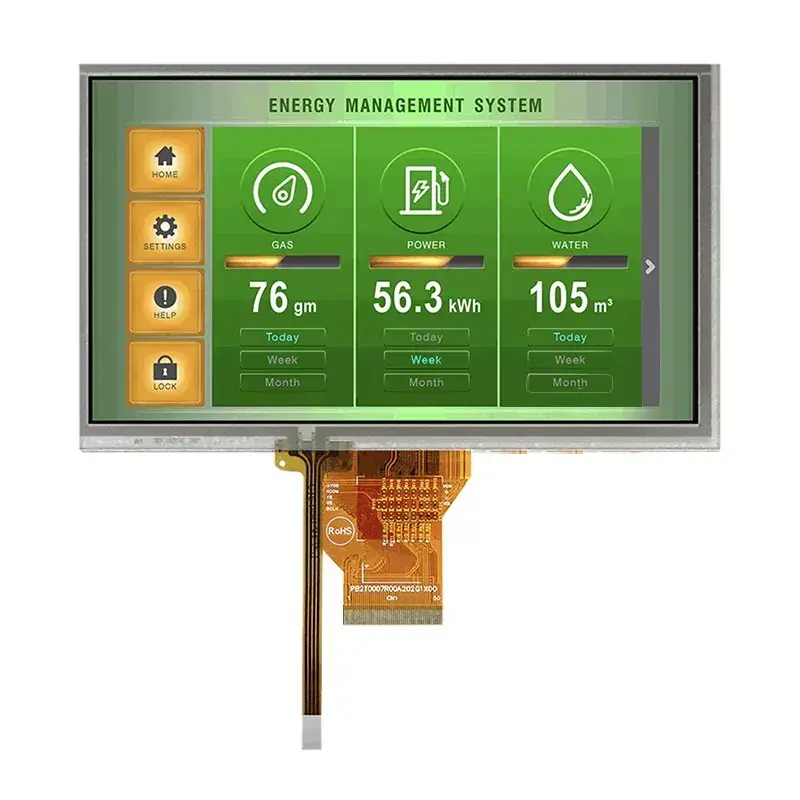 ماژول TFT لمسی مقاومت IPS 7 اینچ IPS